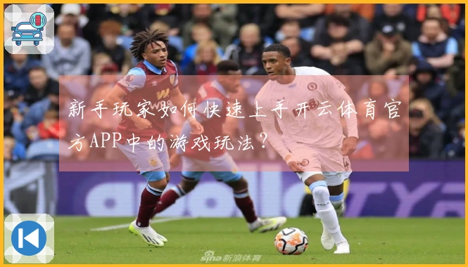 新手玩家如何快速上手开云体育官方APP中的游戏玩法？
